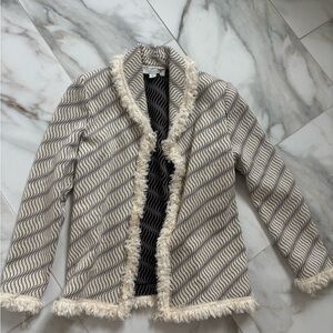 ST JOHN KNIT COUTURE LINE JACKET SZ 4 HTF